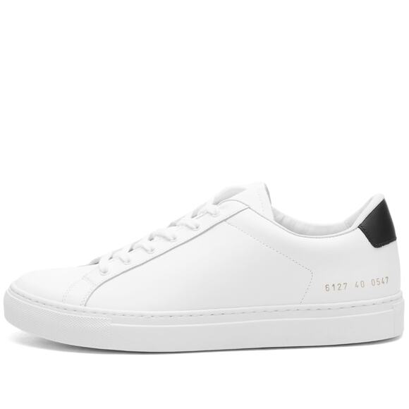 Woman by Common Projects 6127 Retro Classic Trainers Sneakers White & Black 39 - Picture 5 of 10